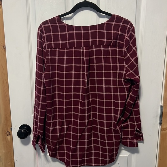 3/$20 penmar  plaid long sleeve size 12 shirt - Picture 3 of 3